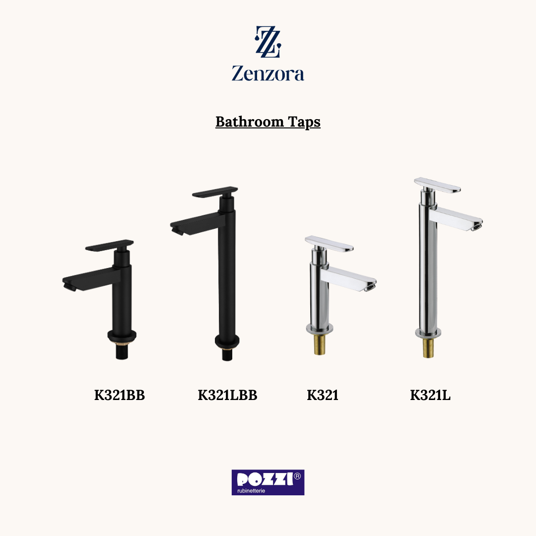 POZZI K321 Chrome Basin Tap