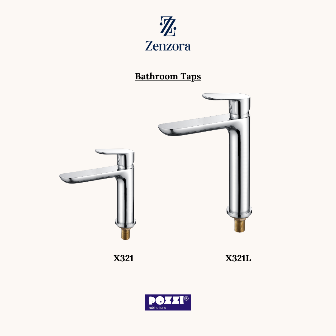 POZZI X321 Chrome Basin Tap