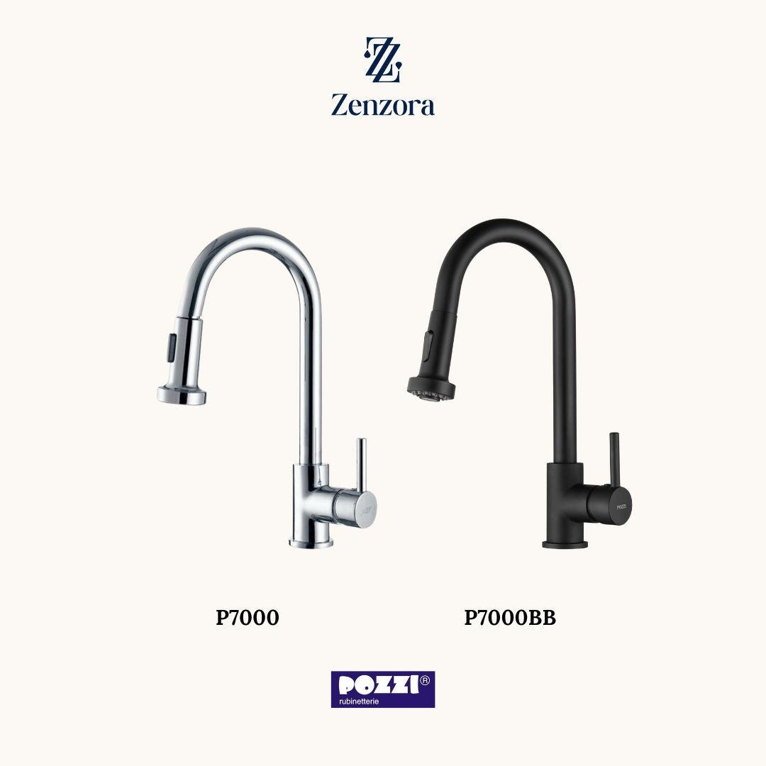 POZZI P7000 Pull Out Sink Mixer