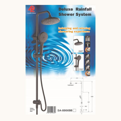ADL SA8866BB Deluxe Rainfall Shower System