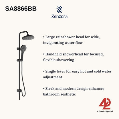 ADL SA8866BB Deluxe Rainfall Shower System